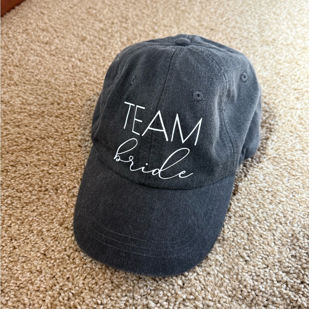 Team Bride Gray Cap